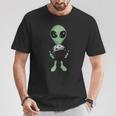 Alien Bowling Divertente Maglietta Regalos divertidos