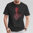 Amante De Los Animales Del Mar Buceo Océano Kraken Octopus Camiseta unisex Regalos divertidos