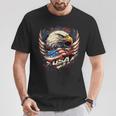 America Fan American Flag And Eagle Usa T-Shirt Lustige Geschenke