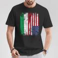 Americana Usa Italia Bandiera Amicizia Usa Maglietta Regalos divertidos
