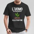 Amo Giardinaggio Coltivazioneerdure Semenzaio Orto Frase Maglietta Regalos divertidos