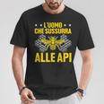 Apicoltura Apiario L'uomo Che Sussurra Alle Api Apicoltore Maglietta Regalos divertidos