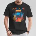 Arcade Gaming Retro Controller Game Over Play Console Giochi Maglietta Regalos divertidos