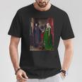 Arnolfini Portrai Dipinto Di Janan Eyck Maglietta Regalos divertidos