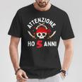 Attenzione Ho 5 Anni Compleanno Pirata Maglietta Regalos divertidos