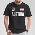 Austria Austria Flag Austria Souvenir T-Shirt Lustige Geschenke