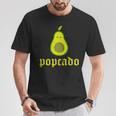 Avocado Popcado Blank Graphic Fashion Graphic Maglietta Regalos divertidos