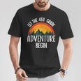 Back To School Let The 4Th Grade Adventure Begin 2024 T-Shirt Personalized Gifts