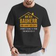 Bauherren Hausbau Ehemann Neubau Bauherr 2023 T-Shirt Lustige Geschenke