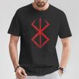 Berserk Rune Warrior Nordic Mythology Curse Berserker T-Shirt Lustige Geschenke