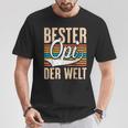 Bester Opi Der Weltintage Saying Grandfather T-Shirt Lustige Geschenke