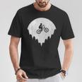 Bicycle Bmx Driver Full Moon T-Shirt Lustige Geschenke