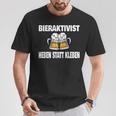 Bieraktivisten Heben Statt Kleben Witziges Party T-Shirt Lustige Geschenke