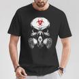 Biohazard Gas Mask Skull T-Shirt Lustige Geschenke