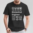 Biomedical Engineer Regali Biomedical Engineering Maglietta Regalos divertidos