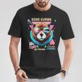 Bobr Kurwa Synthwave 80'S Sì Pierdole Bober Bòbr Maglietta Regalos divertidos