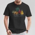 Bosque Reflejo Montaña Árboles Lago Naturaleza Camiseta unisex Regalos divertidos