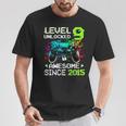 Boy Level 9Ideogioco Sbloccato 9 ° Compleanno Maglietta Regalos divertidos
