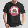 Californie California Drapeau D'ours Usa Etats-Unis America T-Shirt Cadeaux drôles