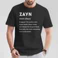 Camicia Con Nome Zayn Zayn Maglietta Regalos divertidos