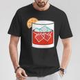 Camicia Da Cocktail Negroni Barista Mixologist Maglietta Regalos divertidos