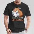 Camicia Da Notte Ufficiale Pigiama Dormire Stanco Sonno Maglietta Regalos divertidos