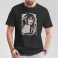 Camisa De Anime Gótica Creepy Horror Anime Manga Japonés Camiseta unisex Regalos divertidos