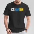 Canarión Bandera Islas Canarias Recuerdo De Gran Canario Camiseta unisex Regalos divertidos