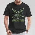 Children's Jäger Im Wachstum Papas Jagdkamerad Jägersohn T-Shirt Lustige Geschenke