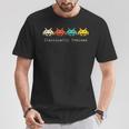 Classicamente Addestrato 80S Retro Space Alien Invaders Gamer Maglietta Regalos divertidos