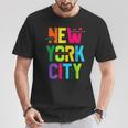 Colorful New York City Outfit New York City Graphic Style Maglietta Regalos divertidos