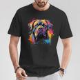 Colourful Cane Corso Dog T-Shirt Lustige Geschenke