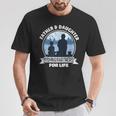 Compañeros De Pesca De Padre E Hija Papá E Hija Pescando Camiseta unisex Regalos divertidos