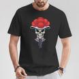 Cool Skull Bollenhut Forest Skull T-Shirt Lustige Geschenke