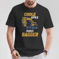 Coole Opas Fahren Bagger Digger Driver Grandpa T-Shirt Lustige Geschenke