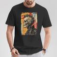 Crâne De Motard Graffitiintage Horreur Crâne T-Shirt Cadeaux drôles