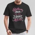 Damen Rente 2025 Ruhestand Pension Deko Dekoration Rentner 2025 T-Shirt Lustige Geschenke