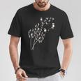 Dandelion Puffin Flower Floral Puffin Tree T-Shirt Personalized Gifts