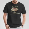 Das Ist Ein Stiegler Ding Family T-Shirt Lustige Geschenke