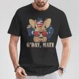 Day Mate Carte Patriotique De L'australie Motif Good Kangourou T-Shirt Cadeaux drôles