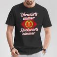 Ddr Orwärts Forward Immer Backward S T-Shirt Lustige Geschenke