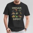 De Dinosaurio Para Niños Dinosaur Expert Camiseta unisex Regalos divertidos