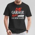 Die Garage Ruft Mechanik Kfz Humour Mechanic T-Shirt Lustige Geschenke