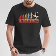 Divertente Evoluzione Retrò Del Calcio Calcio Evoluzione Del Calcio Maglietta Regalos divertidos