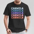 Divertido Regalo Nombre Carmela Personalizado Primer Nombre Camiseta unisex Regalos divertidos