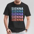 Divertido Regalo Nombre Sienna Personalizado Primer Nombre Camiseta unisex Regalos divertidos