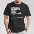 Donna Ggio Ragazza Sostantivo Come Una Ragazza Normale Ma Cooler Paddling Maglietta Regalos divertidos