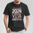 Donna Pensionata 2024 Pensione Regalo Scherzo Divertente Maglietta Regalos divertidos