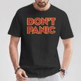 Don't Panicintage Distressed T-Shirt Lustige Geschenke