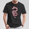 Dragon Japonais Fleur De Cerisierintage Fille Maman T-Shirt Cadeaux drôles